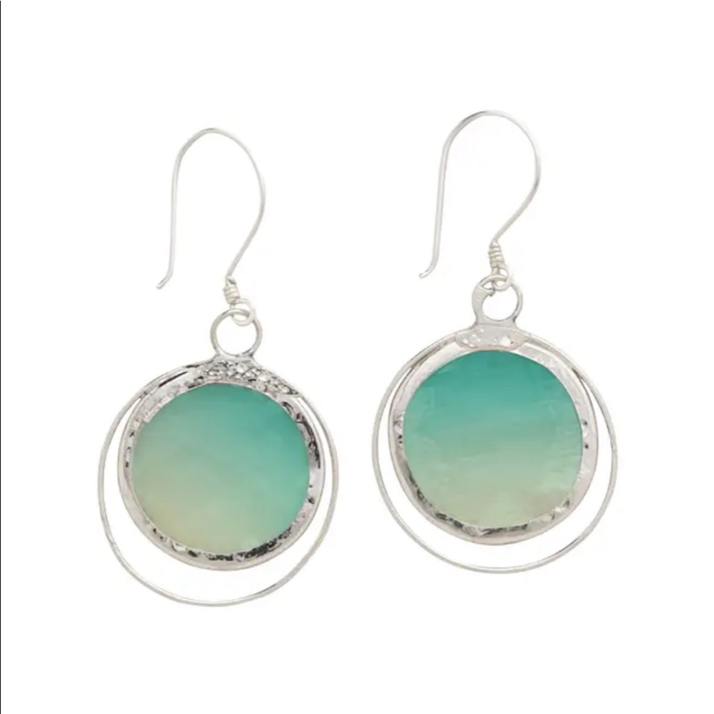 Ten Thousand Villages Sea Horizon Earrings